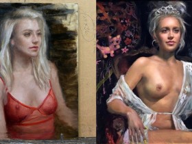 【BTC365币投】神到啦!畫中露點女模就是她…「充滿藝術的肉體」一眼難忘深刻入心