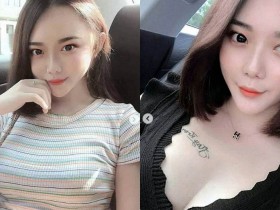 【BTC365币投】短髮刺青妹子「黃于恩」曲線兇爆,車上露酥胸「白嫩兩顆」辣翻!