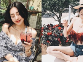 【BTC365币投】正妹衣服總是不穿好!領口低低露「白嫩美乳」 渾圓奶球差點掉出!
