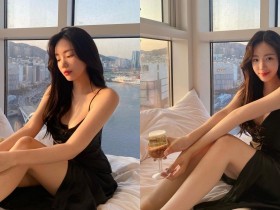 【BTC365币投】甜美小姐姐「度假海景照辣翻」,低胸洋裝襯托「優質好曲線」!