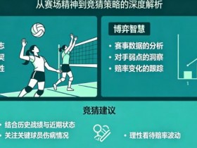 【BTC365币投】排球竞猜的量化逻辑:从“女排精神”到数据模型