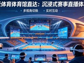 【BTC365币投】从单一直播到沉浸式互动:2026数字体育观赛体验正在升级