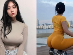 【BTC365币投】巨乳翹臀「正妹瑜伽老師」體態兇猛!前凸後翹好身材「深蹲」褲子超緊繃!