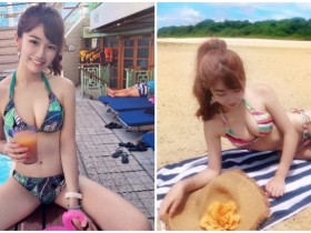 【BTC365币投】激正「美胸大學生」!清新氣質加上「胸前微笑曲線」,瞬間成為海灘最美風景!