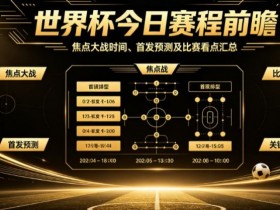 【BTC365币投】2026世界杯小组赛收官日:当赛程进入刺刀见红的时刻