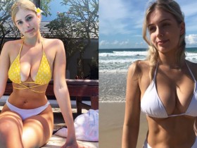 【BTC365币投】陽光沙灘配奶香!比基尼正妹飽滿乳量超加分 性感辣照比吃薑母鴨還暖身