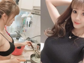 【BTC365币投】宵夜文!「兇猛女老師」廚房展現強大事業線,超棒視角讓人無法抵禦呀…