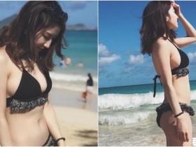 【BTC365币投】玩水啦!「飽滿美乳」櫻花妹海邊出沒!傲人上圍「溢出比基尼」畫面好誘人!
