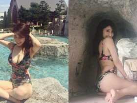 【BTC365币投】實在太辣啦!「引退F奶」妖嬈加倍,「豐乳肥臀」沙灘曬乳似乎更加風騷啦!