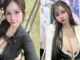 【BTC365币投】台七乙偶遇「皮衣爆乳正妹」喝下午茶!「艾妃」帶巨大車頭燈照顧新手車友