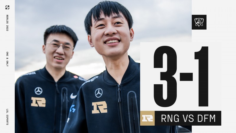 LoLEsports更新：  RNG！欢迎来到小组赛！