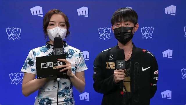 赛后采访RNG.Ming：他们是LCK第一 今天能赢的话还是蛮开心的