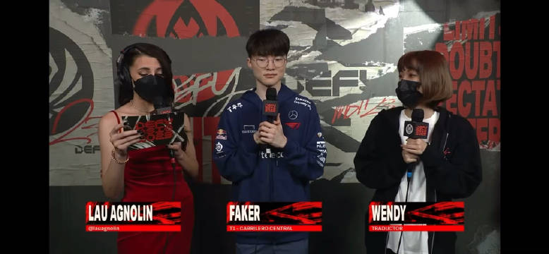 LLA赛后采访Faker：我觉得打游戏很有趣 再次和GEN交手很开心