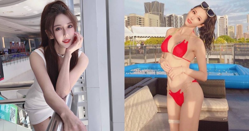 長腿尤物「蘇珊 Susan」馬尼拉參展，爆乳小禮服狂秀「曼妙好身材」！