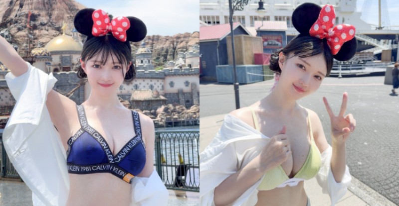【BTC365币投】不動產業巨乳OL只穿內衣去樂園 迪士尼:請遊客遵守服裝規範