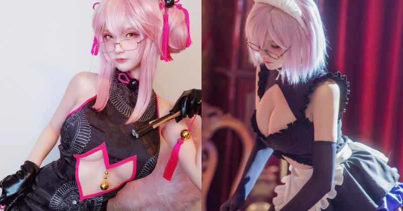 【BTC365币投】老爺請用茶!「大奶正妹」扮成女僕雪乳爆出,彎腰倒茶角度讓人口超渴!