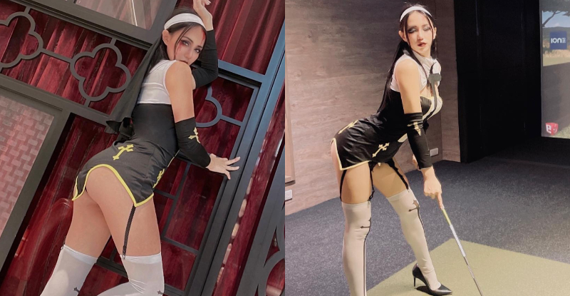 【BTC365币投】叛逆修女「菲菲」拋下教義狂凹腰,「揮桿頂蜜臀」讓粉絲腦充血