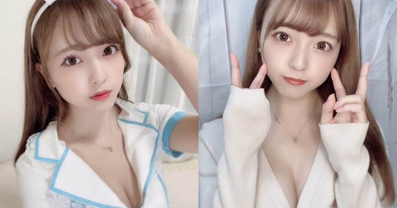 【BTC365币投】可愛櫻花妹「自拍穿上深V款式」,「超萌表情」讓人招架不住!