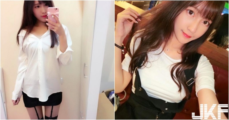 【BTC365币投】衣服好緊!「長髮正妹」上衣總是繃緊緊!穿上「性感吊帶襪」讓人血液都沸騰啦!