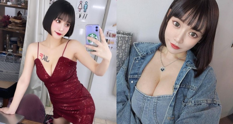 【BTC365币投】退役空軍女神「何語萱」曲線好極品，牛仔造型「美乳好深V」！