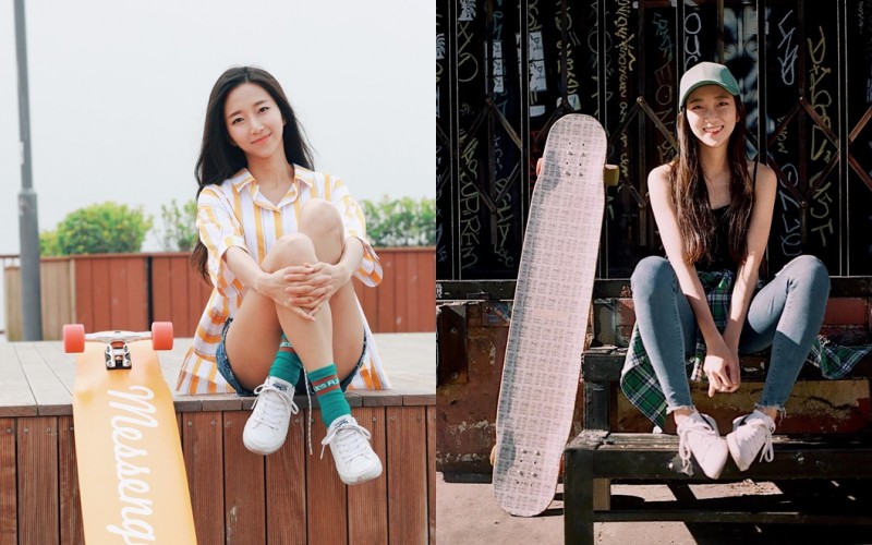 【BTC365币投】韓國滑板正妹「高孝周」 誘人甜笑超勾魂　有練過雙腿就是讚，根本強迫戀愛！