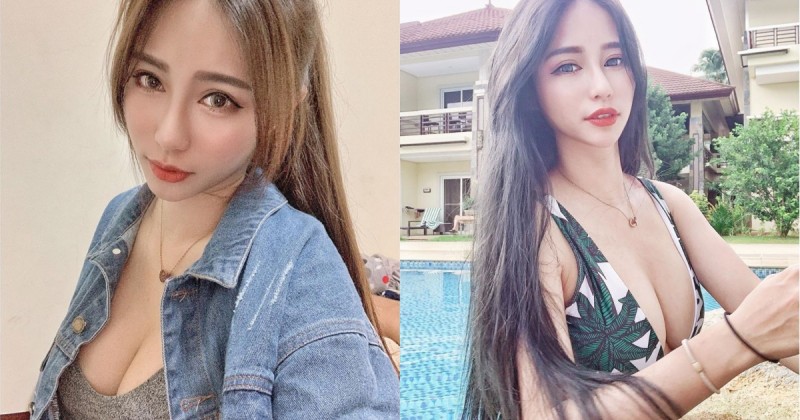 【BTC365币投】電眼正妹「潘安安」 上圍豐滿穿衣大膽！32E巨乳細腰沒在怕你看！