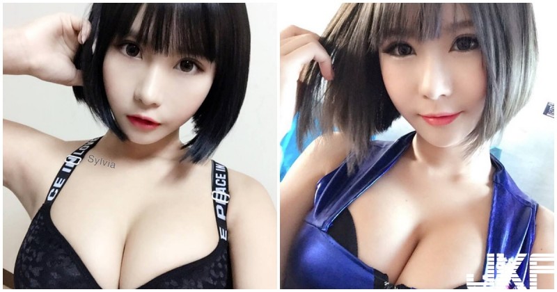 【BTC365币投】短髮女甜心「希維亞」！　火辣比基尼照好兇悍，F奶快爆出來了！