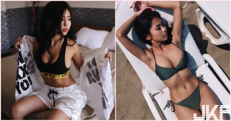 【BTC365币投】火辣辣！「小麥色正妹」美乳畫面好吸睛！海邊激曬熱乳有夠養眼…