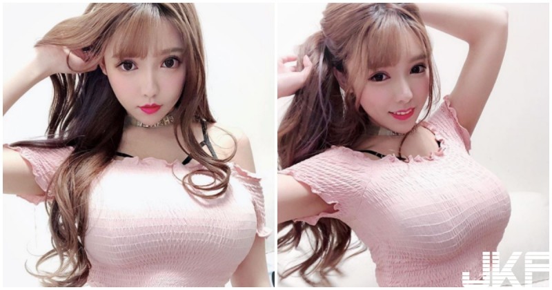 【BTC365币投】就是要這麼挺！正妹「挺胸畫面」太驚人，邪惡胸型直接溢出！
