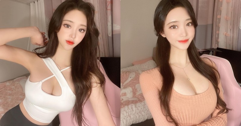 【BTC365币投】美胸正妹「上圍很兇腰又細長」，「火辣的車頭燈」太極品了！