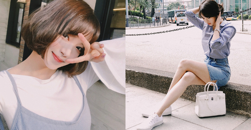 【BTC365币投】俏麗短髮妹「水汪大眼」散發清新氣質，圓領挖空大露「美嫩肌膚」！