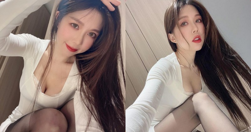 【BTC365币投】美乳攝影師「紗那醬」誘惑蹲地自拍，火辣的「黑絲造型」讓人受不了！