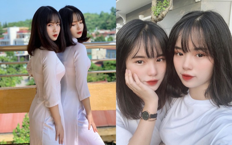 【BTC365币投】越南17歲「爆乳雙胞胎」辣穿奧黛！超緊繃「貼身曲線」引暴動啦