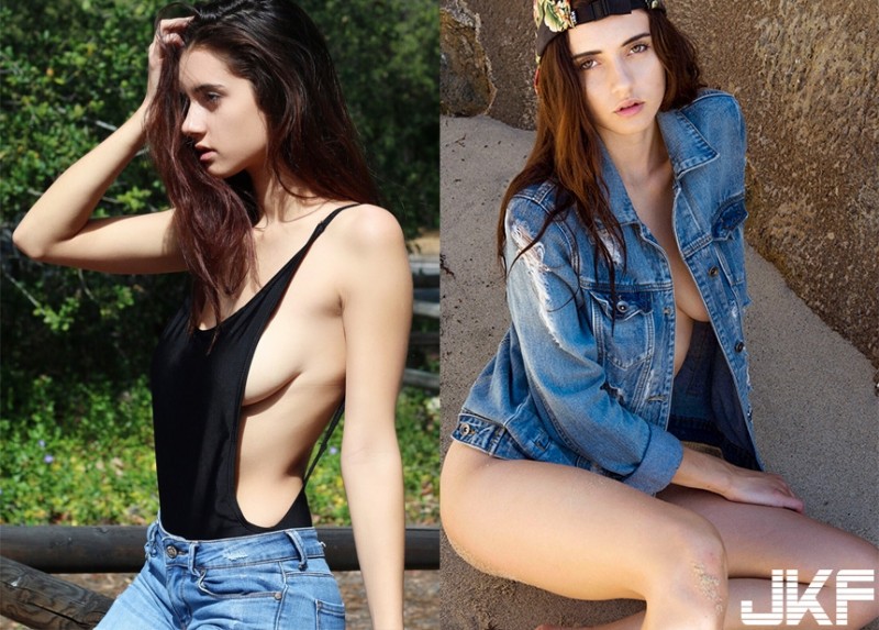 【BTC365币投】超天然完美胸型「水滴奶」加州妹，拍照不露不行！網：這木瓜可以夾筆