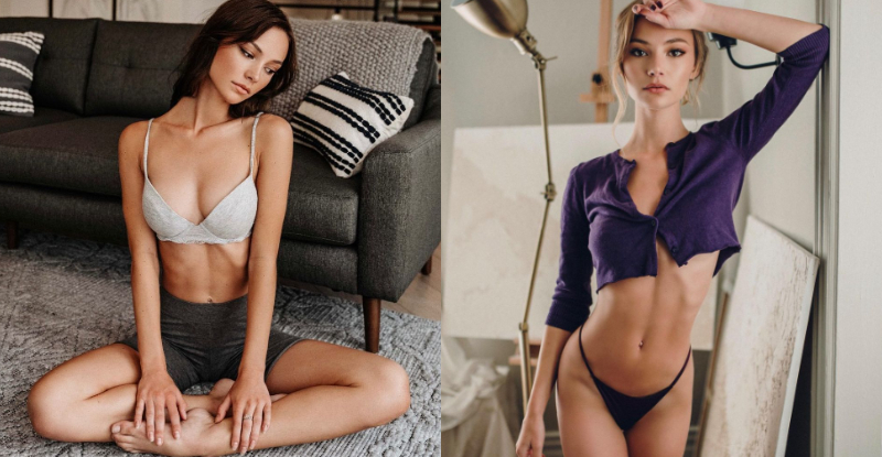 【BTC365币投】性感辣模甩紙片身材　身材纖細骨感卻不瘦弱…焦糖緊實感意外有魅力