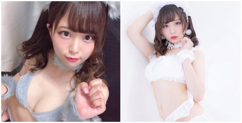 【BTC365币投】我想領養這隻貓！「爆乳寫真女星」堀內玲化身性感小貓咪，露出身體要你收養她！