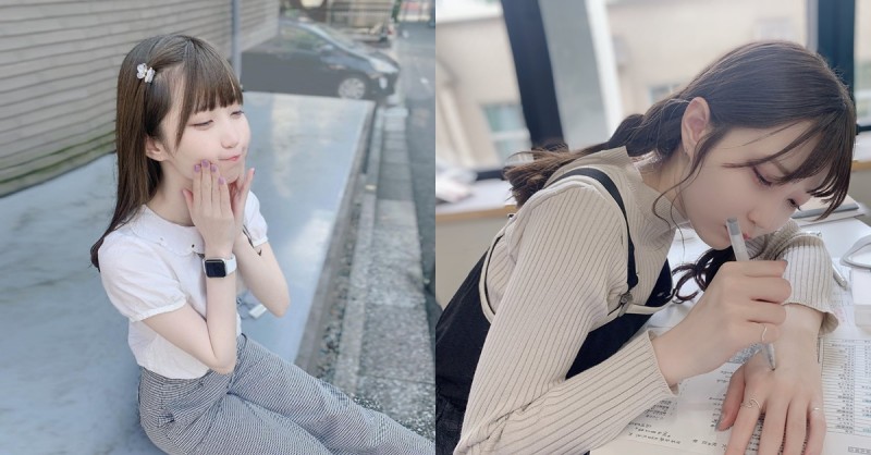 【BTC365币投】櫻花妹女大生「藤宮もな」教室側拍太可愛，白嫩臉蛋讓人戀愛！