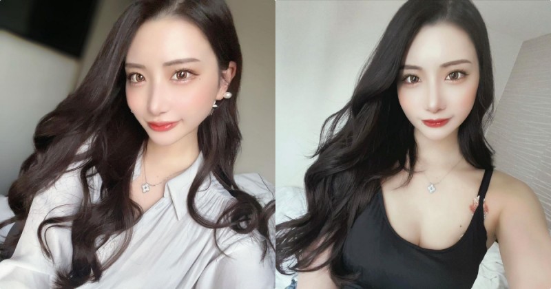 【BTC365币投】眼神充滿魅惑力的「美豔正妹」，自拍時「性感S曲線」好勾人！