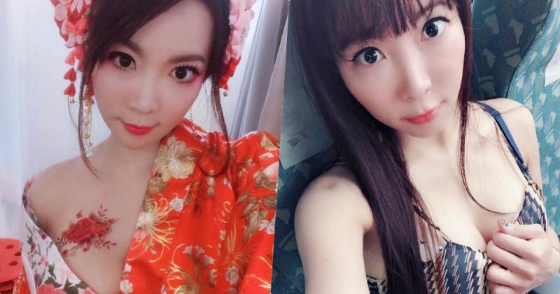 【BTC365币投】美豔花魁「Tzu Tzu Yu」造型辣翻，衣服一拉「渾圓美乳」現形！