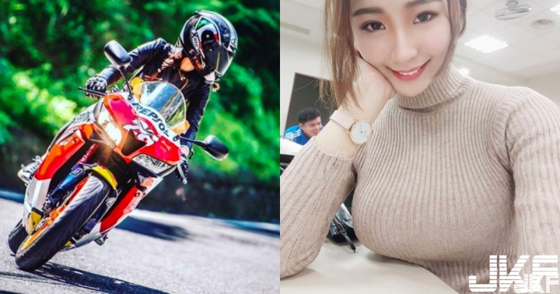 【BTC365币投】車友注意！防摔衣下真面目竟是「絕世美顏」，胸前「好大一包」原來自帶安全氣囊！