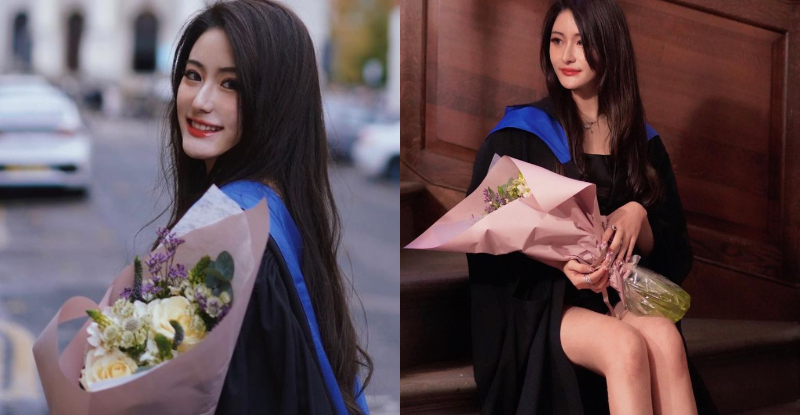 【BTC365币投】「最美畢業生」回眸甜笑太雋永，黑袍下的「白嫩玉腿」讓全體師生超驚喜