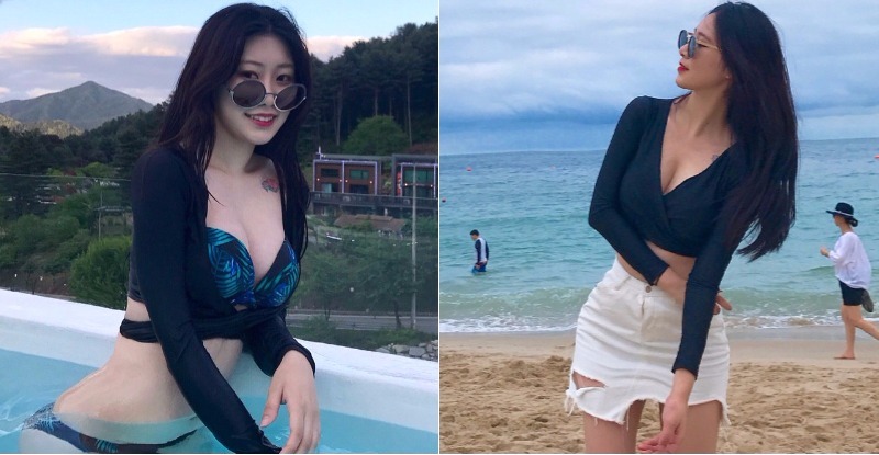 【BTC365币投】素人正妹迎向海邊，「渾圓嫩乳」迎向世人！胸前「不斷彈跳」讓人眼花…