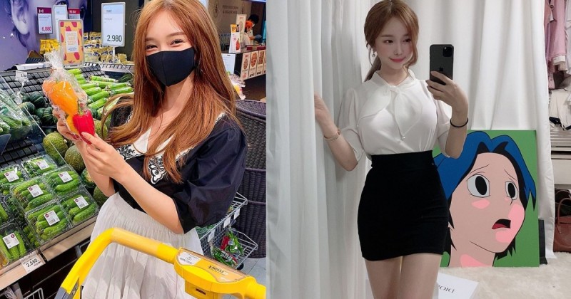 【BTC365币投】超市遇到「超活潑正妹」甜笑買菜！原來是「神正ＯＬ」制服裝扮凹凸有致超性感！