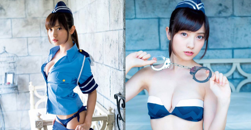 【BTC365币投】求逮捕！現役「爆乳俏護士」改當火辣女警　奶太大胸前扣子無法扣起！