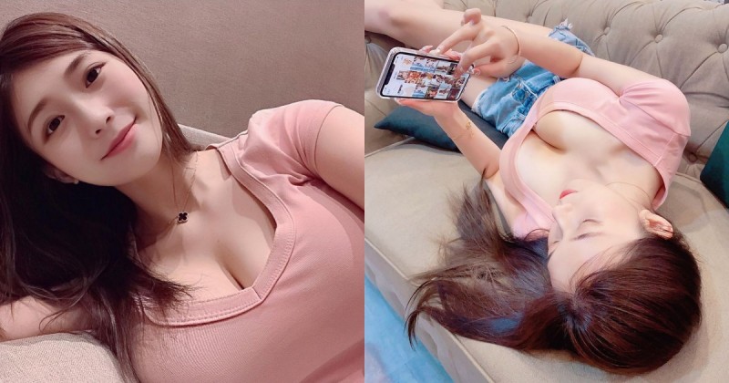 【BTC365币投】地表最正「巨乳辣媽」開啟在家耍廢模式，躺沙發「兇猛雪乳」雙雙溢出！