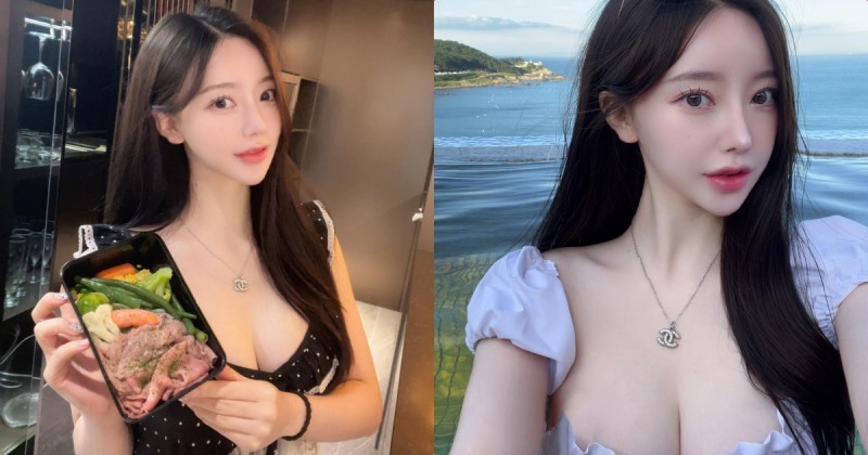 【BTC365币投】愛吃健康餐的長髮正妹「發育好好」，「海邊自拍」視角太誘人！