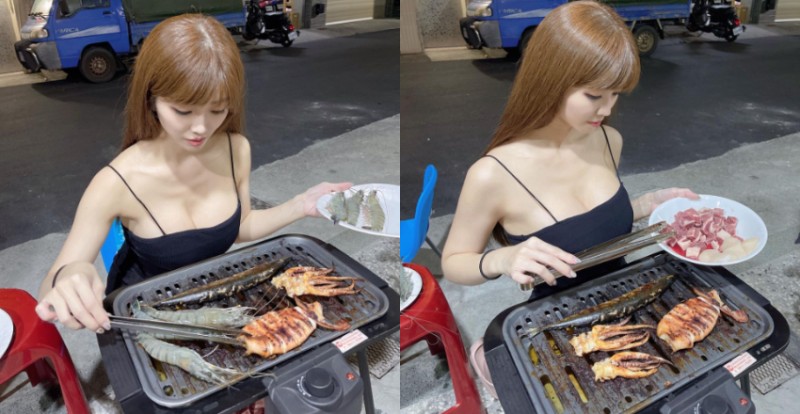 【BTC365币投】鄰居正妹「爆乳BBQ」好火辣　仔細看是最性感英文教師！