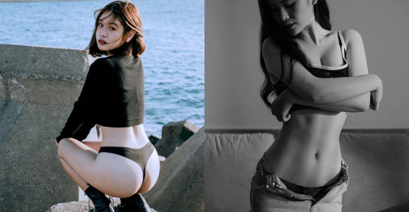 【BTC365币投】「辣氣模特」海邊只剩丁字褲，「兇猛屁桃」讓網友超驚豔