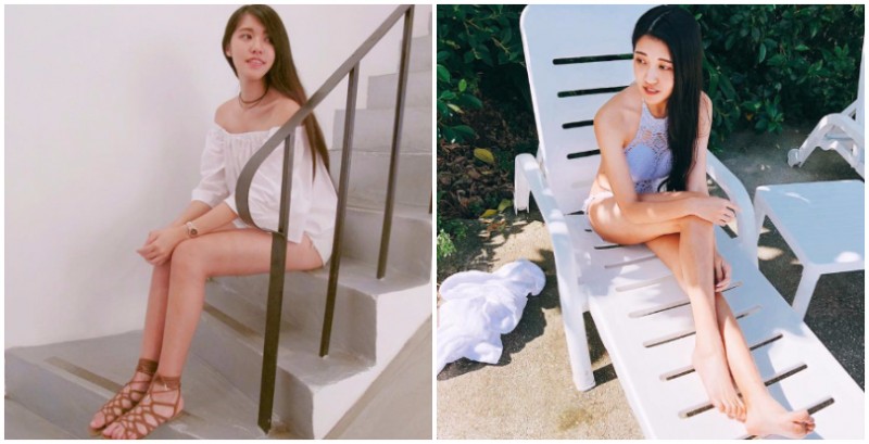 【BTC365币投】腿控的福利來了！陽光笑容搭上絕美「白皙美腿」，一秒成為沖繩海灘上最美風景！