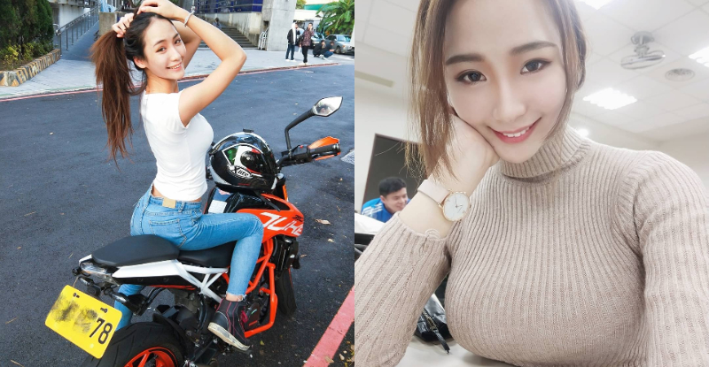 【BTC365币投】現役大學生「重機正妹」只有逆天長腿還不夠　飽滿美乳也一起上車！